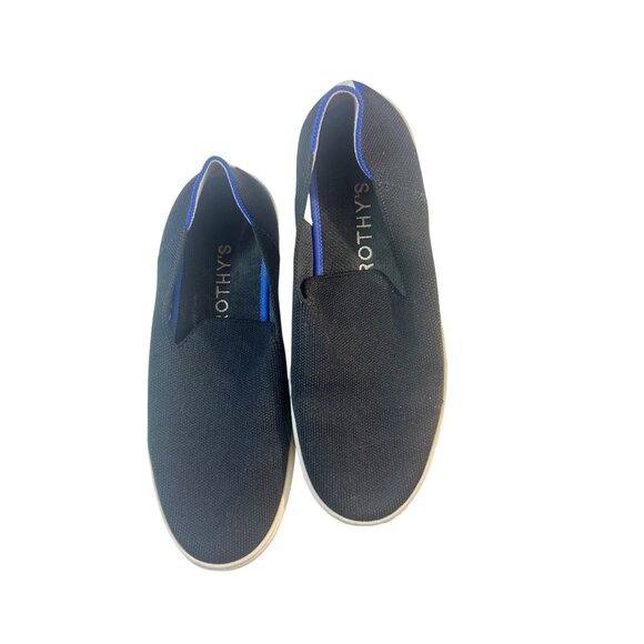 Rothy's The Original Slip On Sneakers in Black Size 8 - Picture 2 of 5